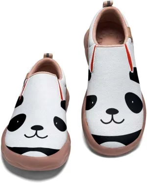 Kids Casual Loafers Slip On Sneakers Girl Boy Animal Face Art Painted Comfort Soft Walking Shoes Toddler Little Big Kid