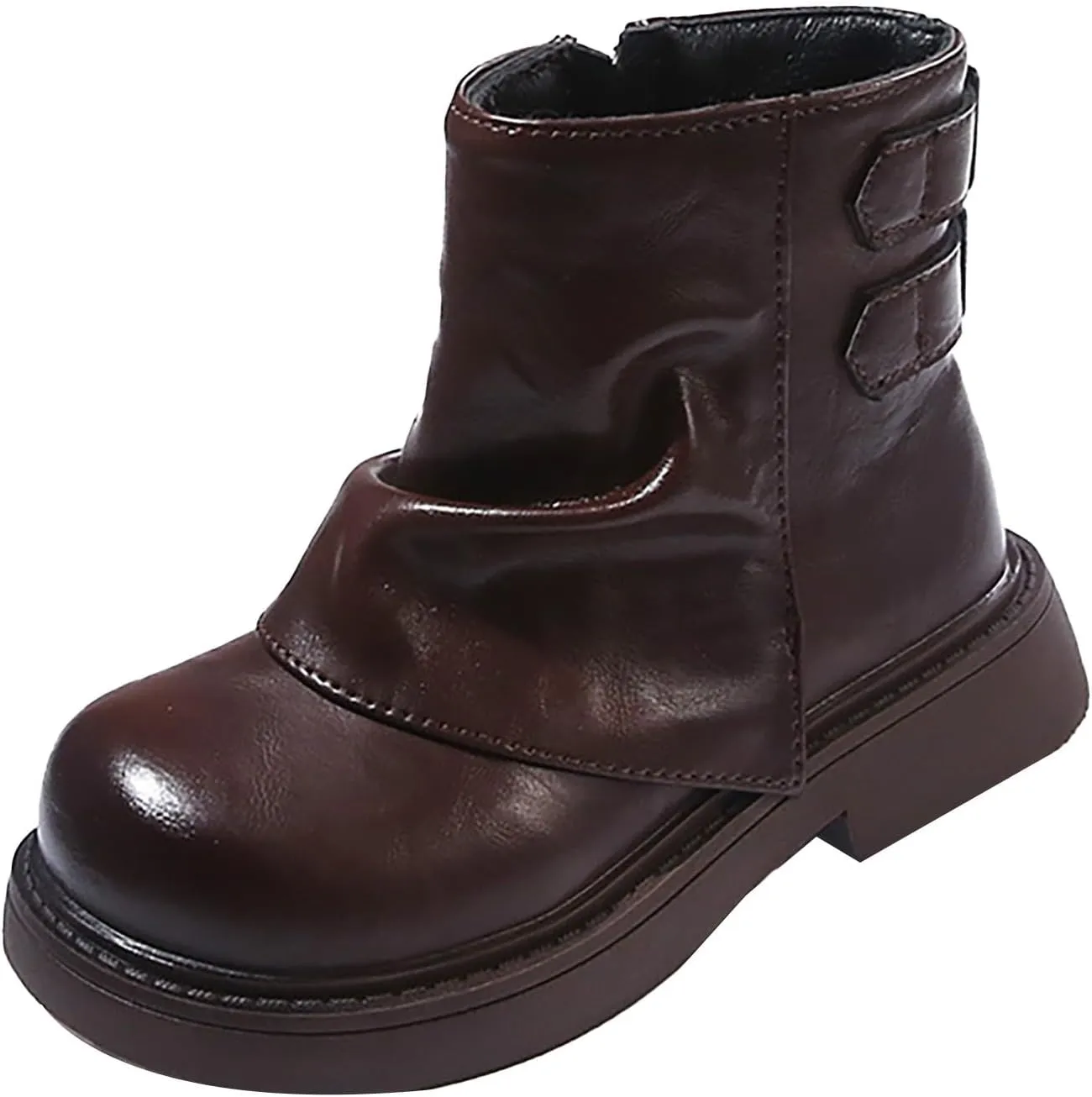 Kids Girls Boys Short Ankle Boots Little Kid aterproof Outdoor Booties Leather Cozy Lightweight Sport Shoes