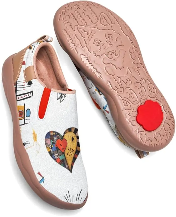 Kids Loafers Shoes Girl Travel Casual Cartoon Animals Art Painted Slip On Comfort Boy Fashion Sneaker(Big Kid/Little Kid/Toddler)