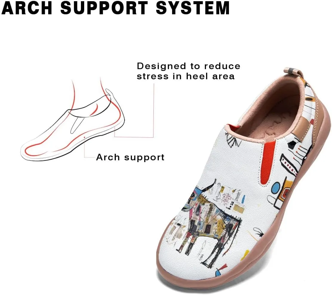 Kids Loafers Shoes Girl Travel Casual Cartoon Animals Art Painted Slip On Comfort Boy Fashion Sneaker(Big Kid/Little Kid/Toddler)