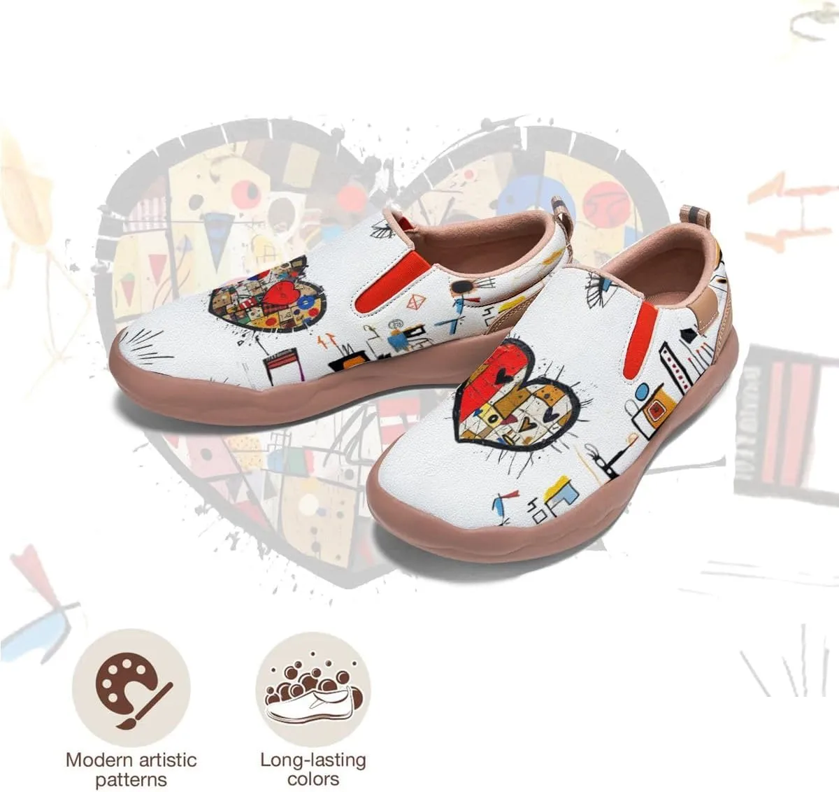 Kids Loafers Shoes Girl Travel Casual Cartoon Animals Art Painted Slip On Comfort Boy Fashion Sneaker(Big Kid/Little Kid/Toddler)