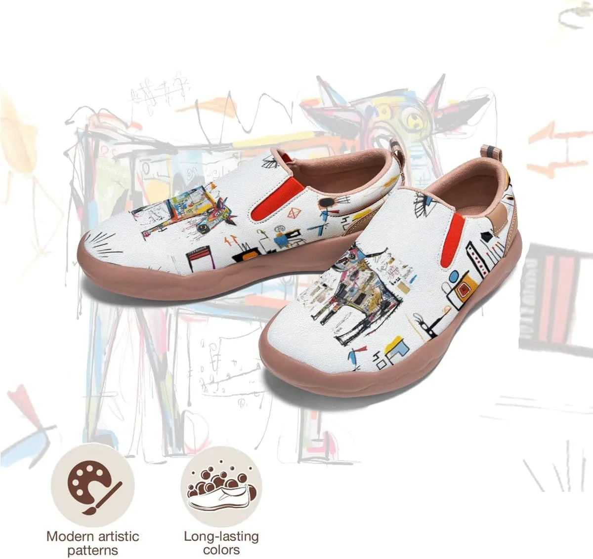 Kids Loafers Shoes Girl Travel Casual Cartoon Animals Art Painted Slip On Comfort Boy Fashion Sneaker(Big Kid/Little Kid/Toddler)