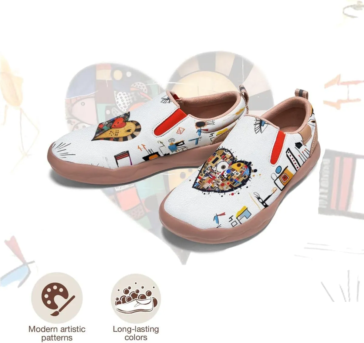 Kids Loafers Shoes Girl Travel Casual Cartoon Animals Art Painted Slip On Comfort Boy Fashion Sneaker(Big Kid/Little Kid/Toddler)