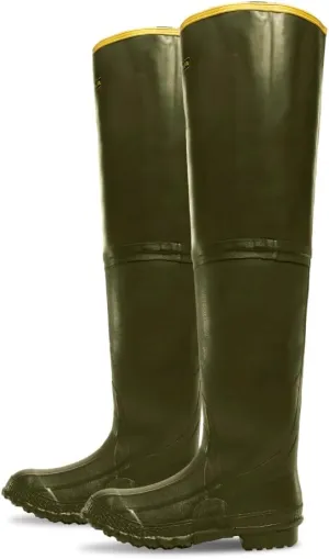LaCrosse ZXT Irrigation 26" Hip Waders for Men - Waterproof, Durable Rubber Boots for Men with Adjustable Strap & Traction Outsole