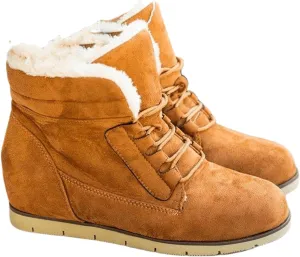 Ladmiple Snow Boots For Women Slip On Winter Warm Ankle Booties Fashion Fur Lined Thickening Outdoor Walking Shoes Sneakers