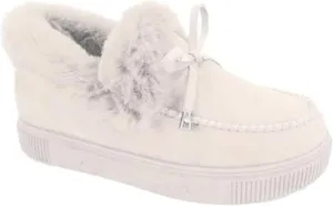 Ladmiple Snow Boots For Women Wide Faux Fur Lined Winter Ankle Booties Classic Slip On Fashion Casual Warm Walking Shoes