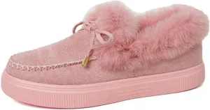 Lausiuoe Snow Boots For Women Wide Width Warm Fur Lined Winter Booties Casual Fashion Trendy Comfortable Fuzzy Shoes