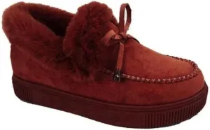 Lausiuoe Womens Snow Boots Winter Fur Lined Waterproof Walking Boots Women's Ankle Boot Slip On Comfortable Winter Snow Fuzzy Booties Fashion Sneaker Casual Walking Shoes Loafers