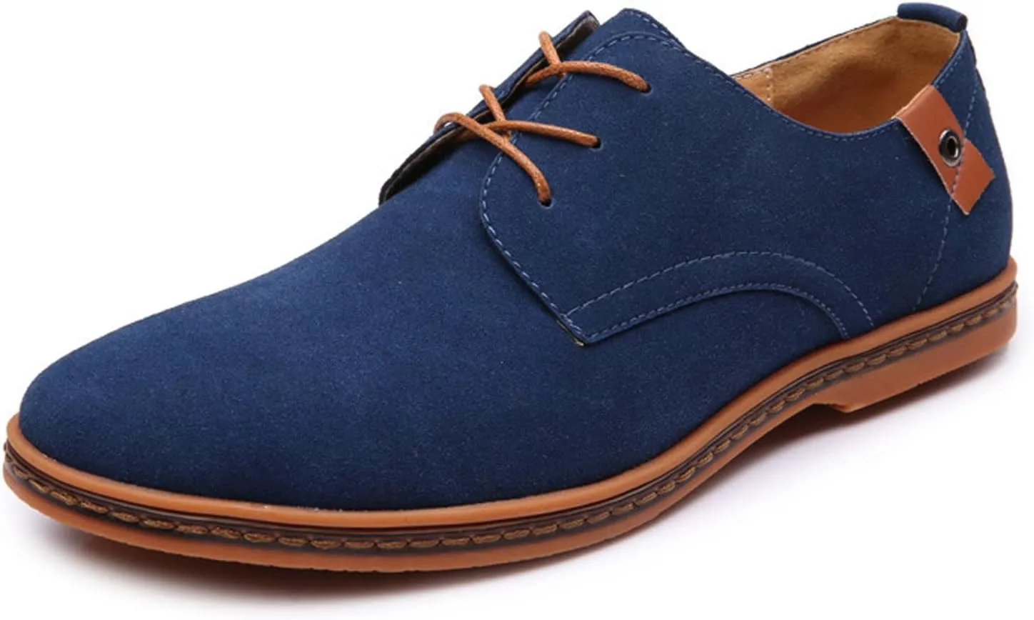Mens Brown Dress Shoes Casual Oxford Business Shoe Leather Slip-on Loafer for Men Driving Office Outdoor Penny Comfort Stylish Footwear