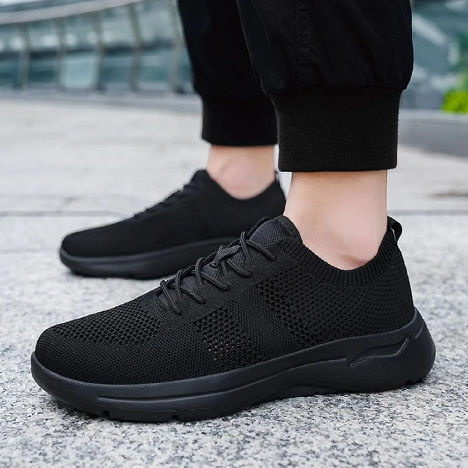 Men's Casual Shoes Fashion Oxfords Business Walking Mens Running Shoes Jogging Women Casual Shoes Walking Sneakers Black Tennis Shoe Loafers Shoe