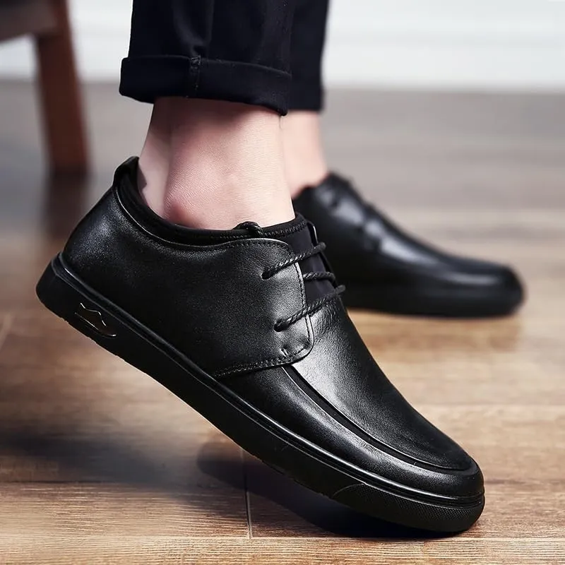 Men's Classic Casual Dress Shoes Retro Business Lace-up Formal Oxfords Shoes for Men