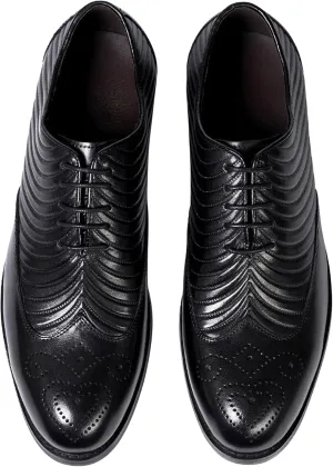 Mens Dress Shoes Formal Oxfords Suit Shoes Genunie Leather Whole Cut Oxfords Fashion Prom Wedding Business Causal Modern Derby Comfortable Tuxedo Shoes for Men