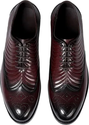 Mens Dress Shoes Formal Oxfords Suit Shoes Genunie Leather Whole Cut Oxfords Fashion Prom Wedding Business Causal Modern Derby Comfortable Tuxedo Shoes for Men