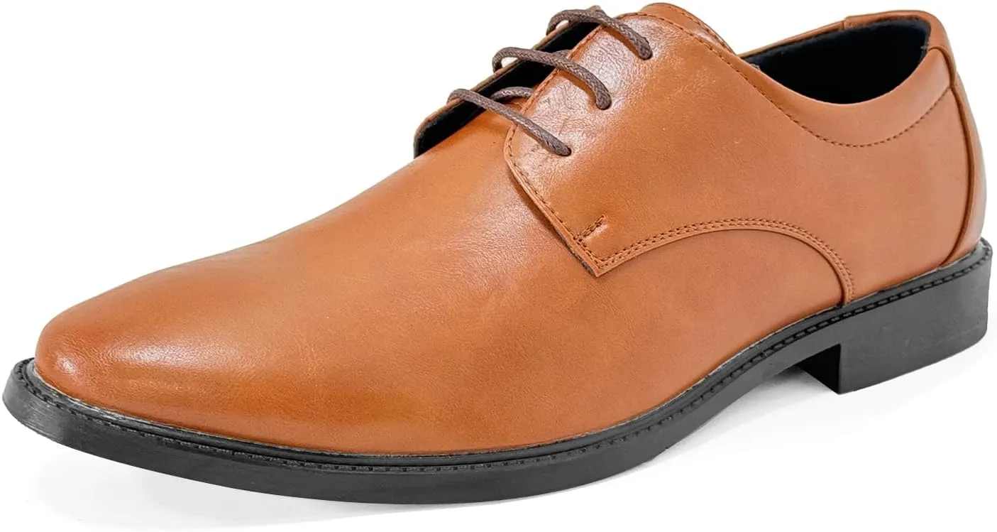 Mens Dress Shoes Modern Classic Slip On Oxfords Formal Casual Business Wedding Work Lace-ups, US Size 4-14