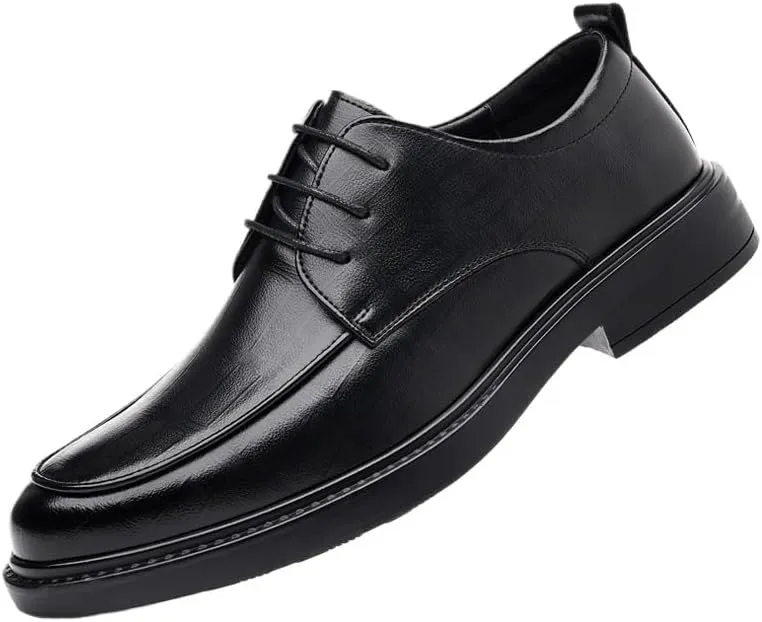 Mens Dress Sneakers Breathable Modern Leather Business Casual Scale Pattern Comfort Formal Shoes Fashion Casual Dress Sneakers