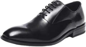 Men's Lightweight Comfort Oxfords - Formal Faux Patent Leather Tuxedo Dress Shoes for Business Events