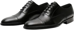 Mens Oxfords Dress Formal Shoes Fashion Genunie Leather Cap Toe Derby Business Casual Lace Up Shoes Modern Prom Wedding Suit Shoes Tuxedo Shoes for Men