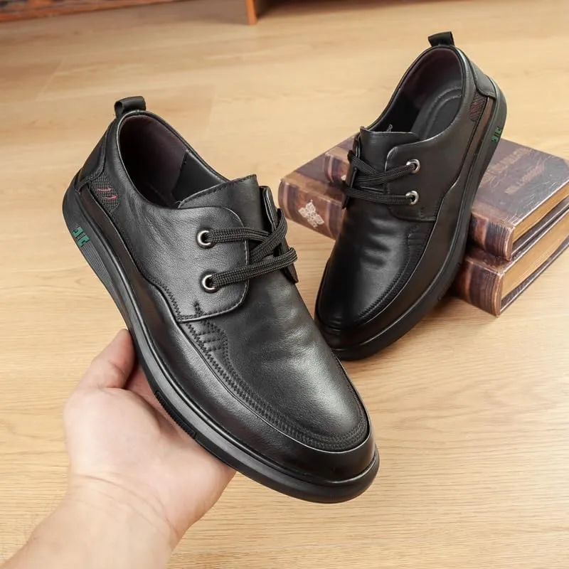 Mens Oxfords Dress Formal Shoes Genunie Leather Modern Brogues Oxford Fashion Business Casual Derby Prom Wedding Suit Shoes
