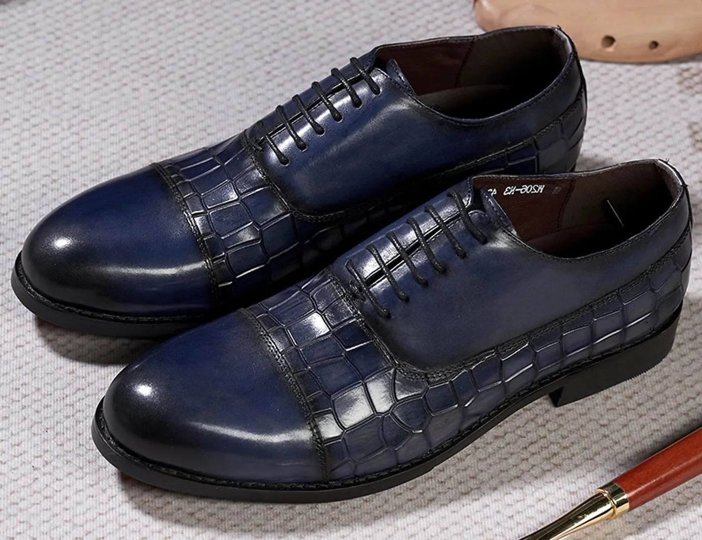 Mens Oxfords Formal Dress Suit Shoes Genunie Leather Cap Toe Modern Shoes Men's Fashion Prom Wedding Business Casual Luxury Derby Comfortable Tuxedo Shoes for Men