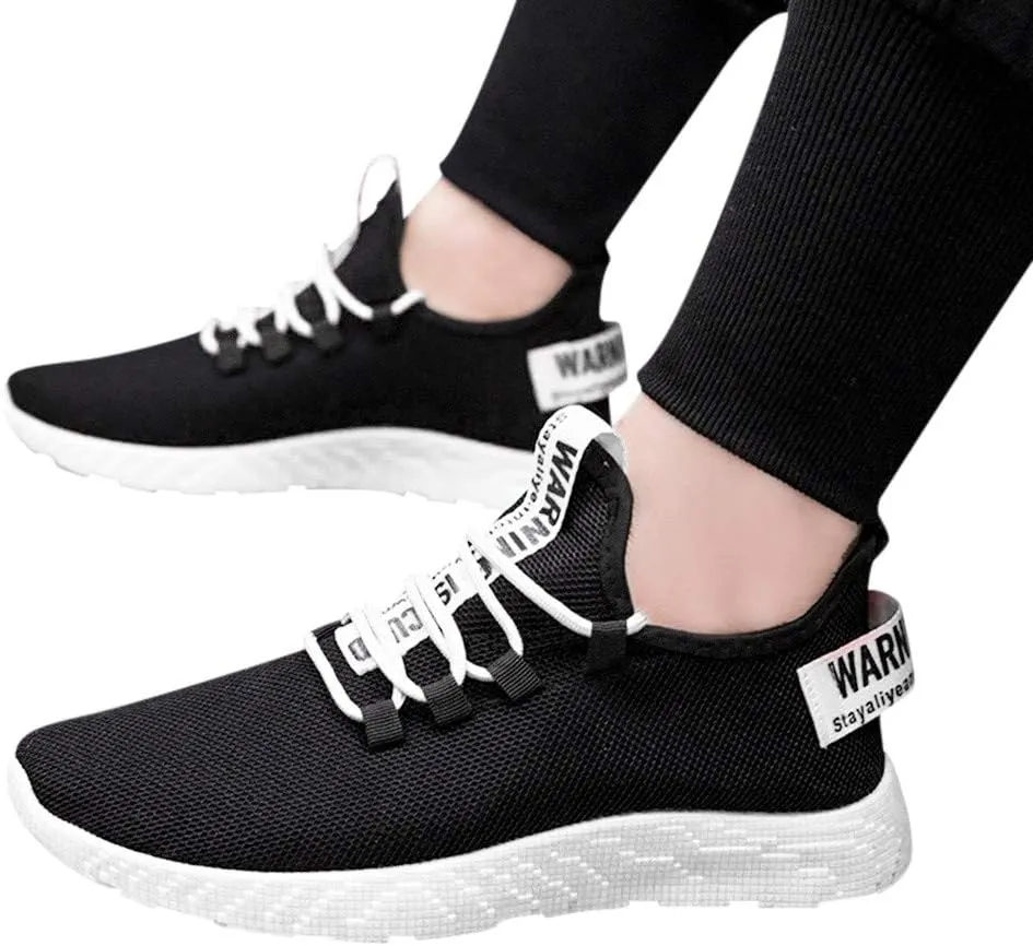 Mens Oxfords Lace-Up Lightweight Casual Walking Shoes Running Shoes for Women Mesh Woman Shoes Casual Chunky Sneakers Red Tennis Shoe Loafers Shoe