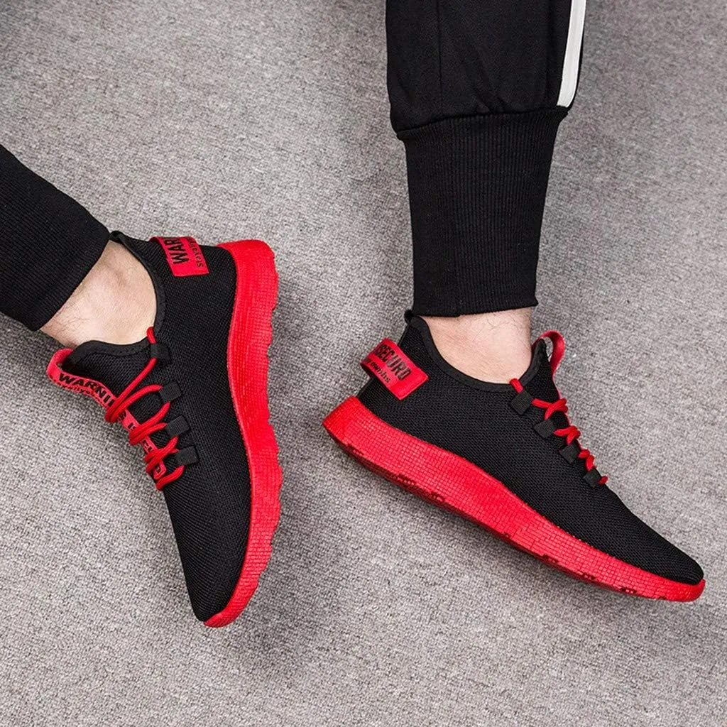 Mens Oxfords Lace-Up Lightweight Casual Walking Shoes Running Shoes for Women Mesh Woman Shoes Casual Chunky Sneakers Red Tennis Shoe Loafers Shoe