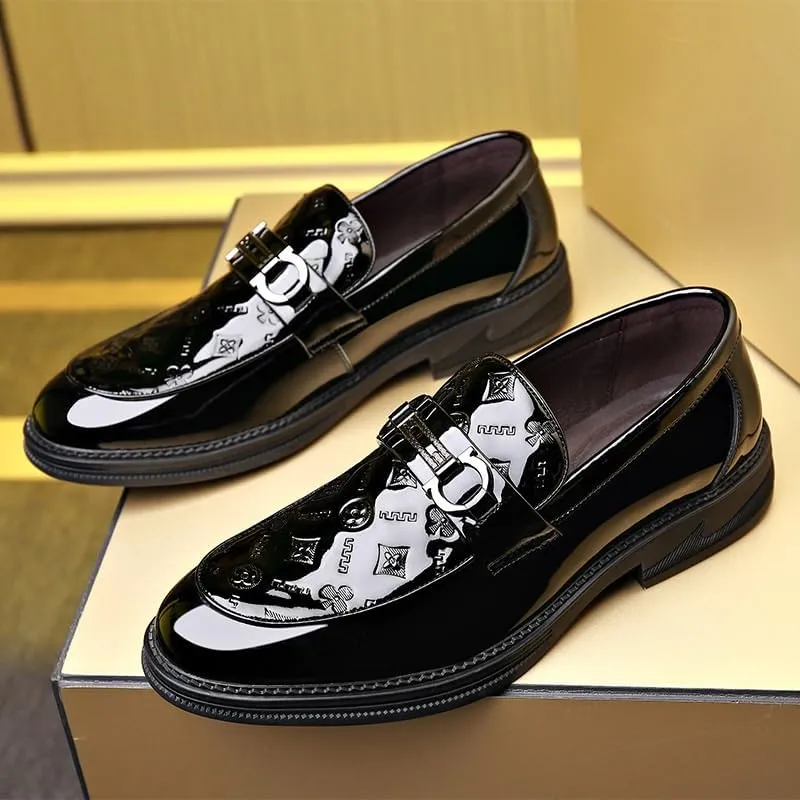 Men's Slip-On Loafers Genuine Leather Penny Style with Flexible Sole and Padded Collar for All-Day Comfort