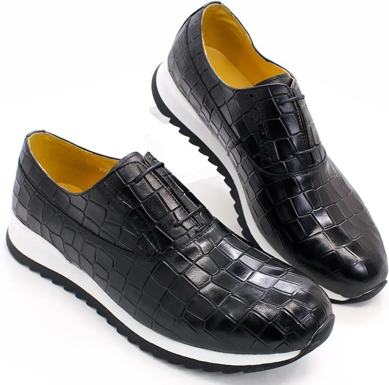 Mens Sneakers Casual Shoes Fashion Comfort Walking Shoes Modern Breathable Genunie Leather Flat Oxfords Men's Running Shoes