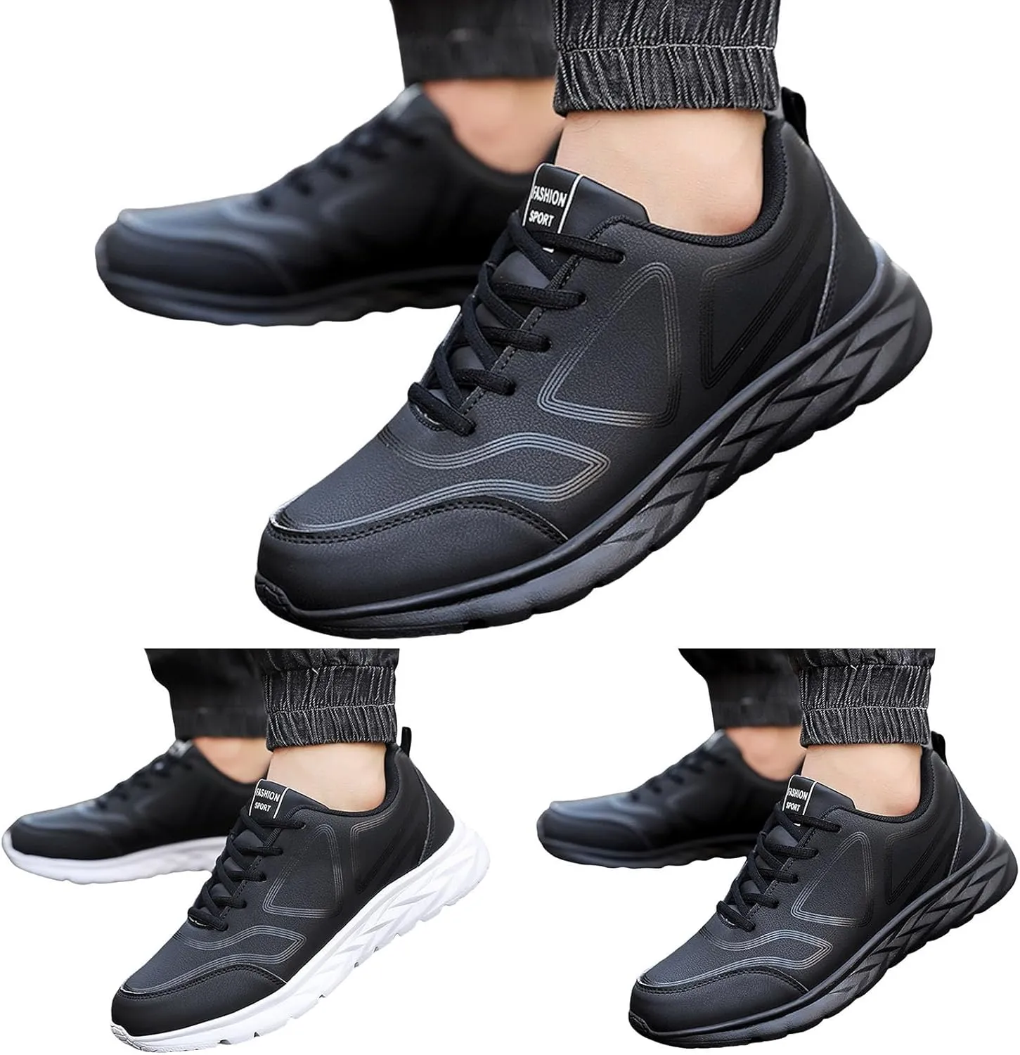 Men's Walking Shoes Soft Cushions Athletic Fashion Simple Running Summer and Autumn Lightweight Men's Sneaker