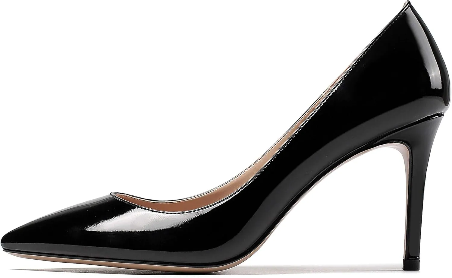 Mettesally Women's High Heel Pumps Pointed Closed Toe Bridal Wedding Party Sexy Pumps Basic Formal Dress Shoes