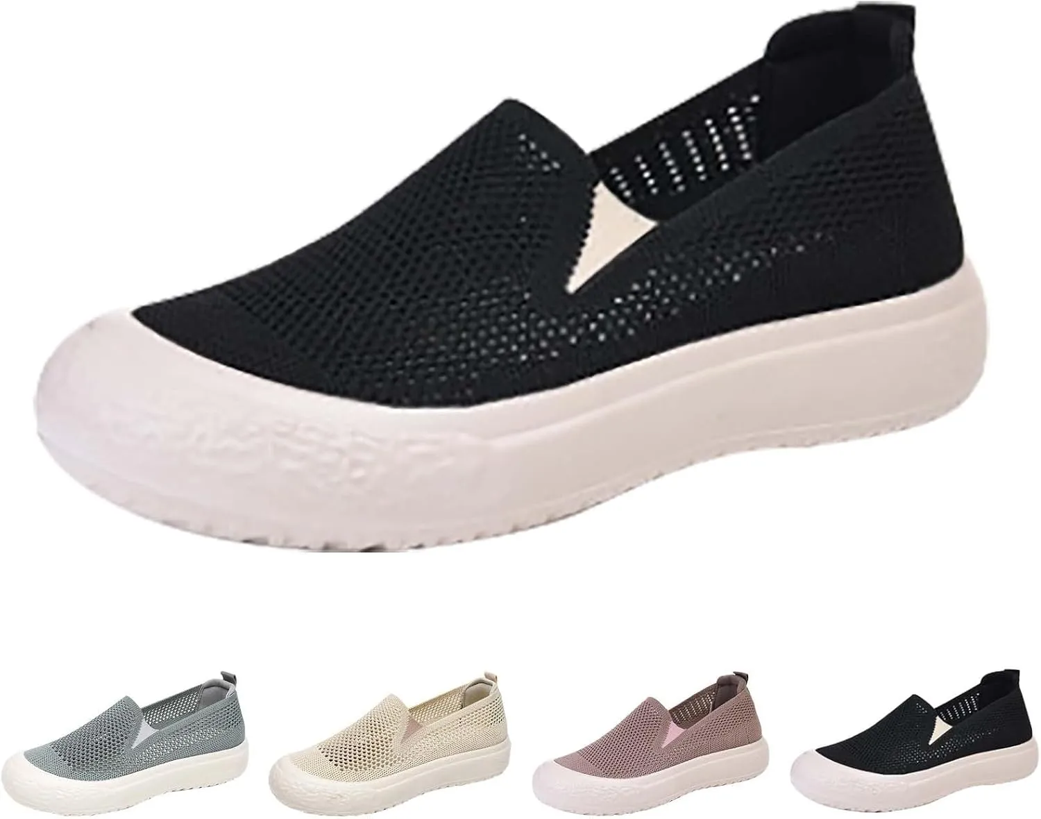 Non Slip Work Shoes Women Lightweight Casual Shoes Slip On Sneakers Running Lightweight Tennis Non Slip High Top Basketball Shoe Loafers Casual Slip On