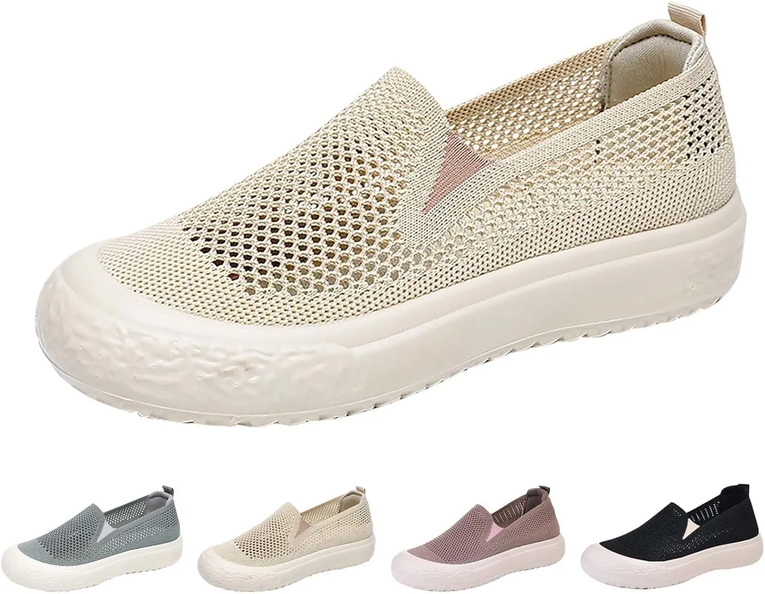 Non Slip Work Shoes Women Lightweight Casual Shoes Slip On Sneakers Running Lightweight Tennis Non Slip High Top Basketball Shoe Loafers Casual Slip On
