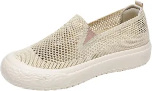 Non Slip Work Shoes Women Lightweight Casual Shoes Slip On Sneakers Running Lightweight Tennis Non Slip High Top Basketball Shoe Loafers Casual Slip On