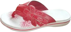oiangi Womens Flower Flip Flop Sandals,Fashion Casual Comfort Thong Sandals Non-Slip Slippers for Beach