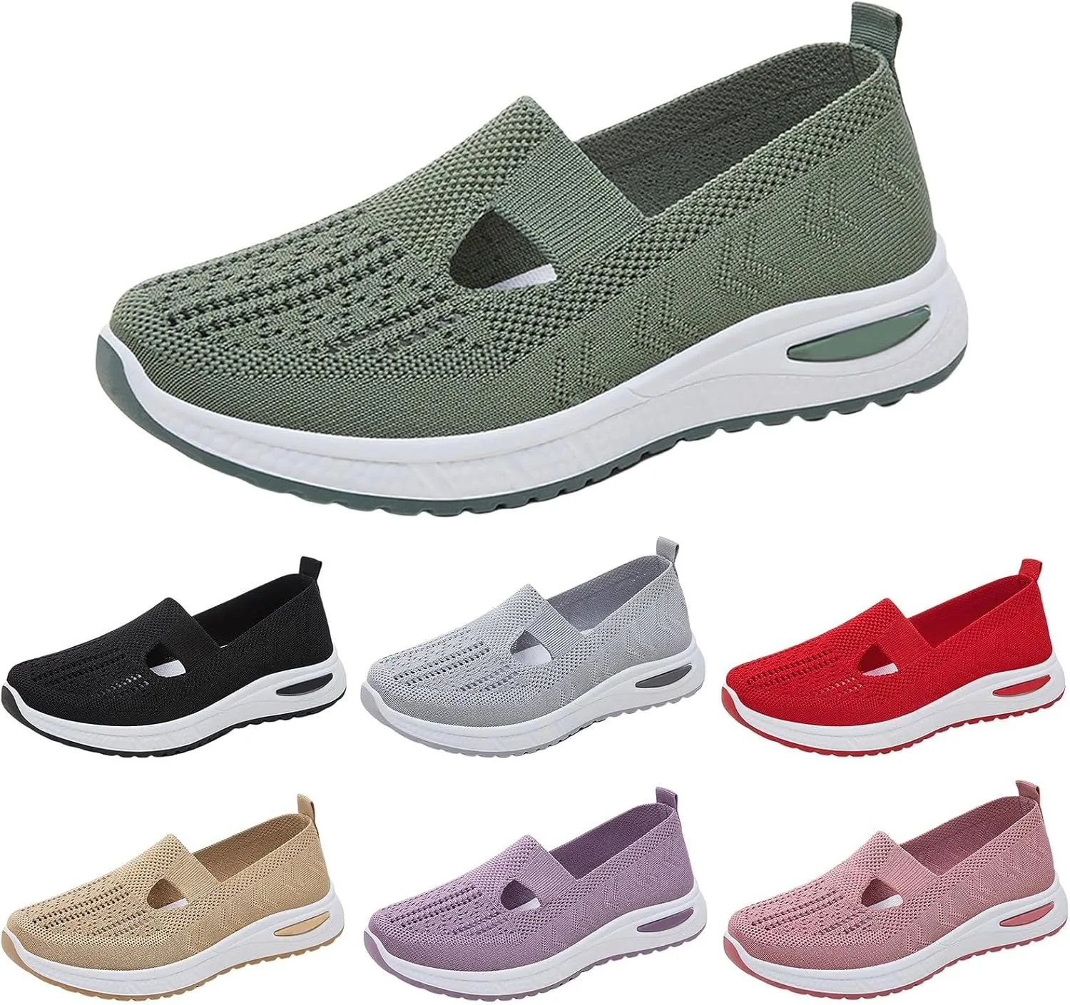 Orthopedic Shoes for Women 2025 New Women's Woven Mens Running Shoes Wide Casual Tennis Shoes Fashion Sneakers Brown Tennis Shoe Casual Loafers