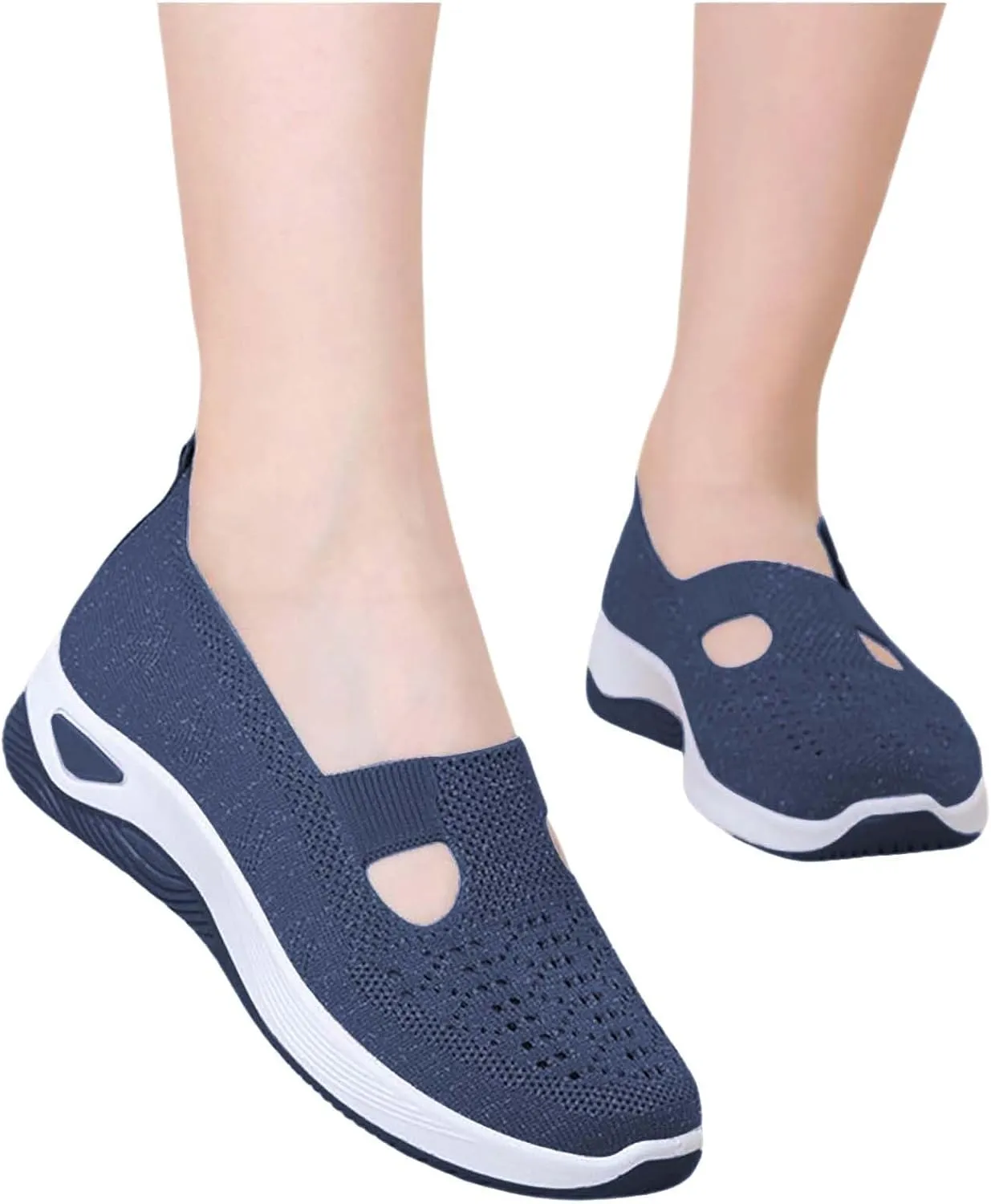 Orthopedic Shoes for Women Woven Orthopedic Womens Running Shoes Comfortable Men Casual Shoes High Top Sneakers Slip On Tennis Shoe Loafers Casual Slip On