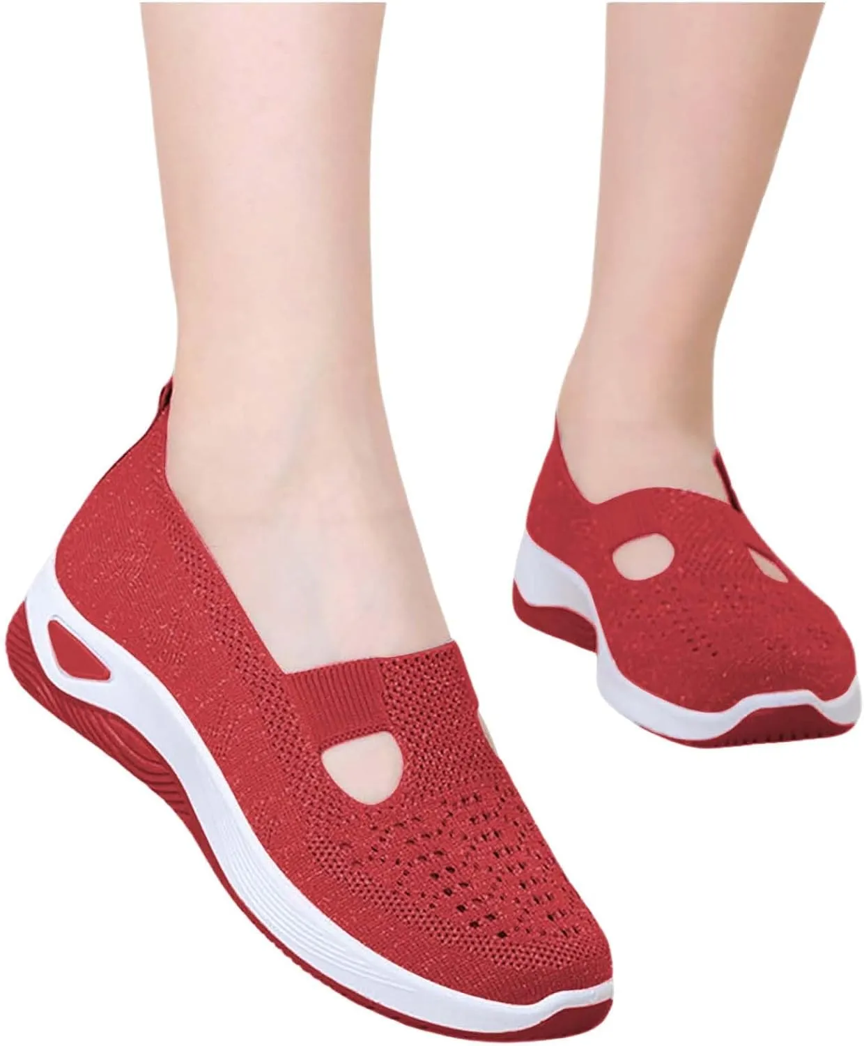 Orthopedic Shoes for Women Woven Orthopedic Womens Running Shoes Comfortable Men Casual Shoes High Top Sneakers Slip On Tennis Shoe Loafers Casual Slip On