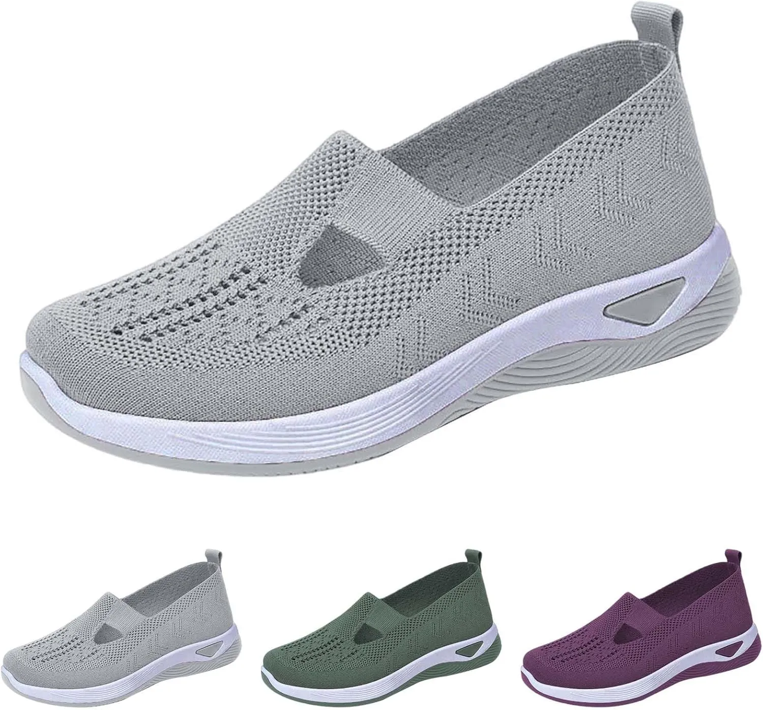 Orthopedic Shoes for Women Woven Orthopedic Womens Tennis Shoes Comfort Ladies Shoes Casual High Top Sneakers Platform Tennis Shoe Loafers Casual Slip On