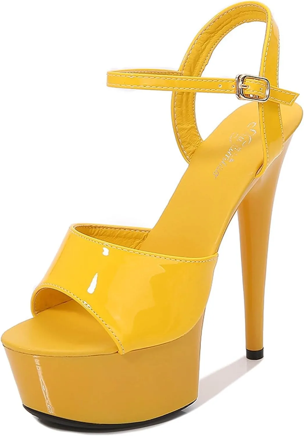 Platform Heels for Women White Heels Shoes Stiletto Open Toe Chunky High Heels Summer Dress Shoes with Ankle Strap