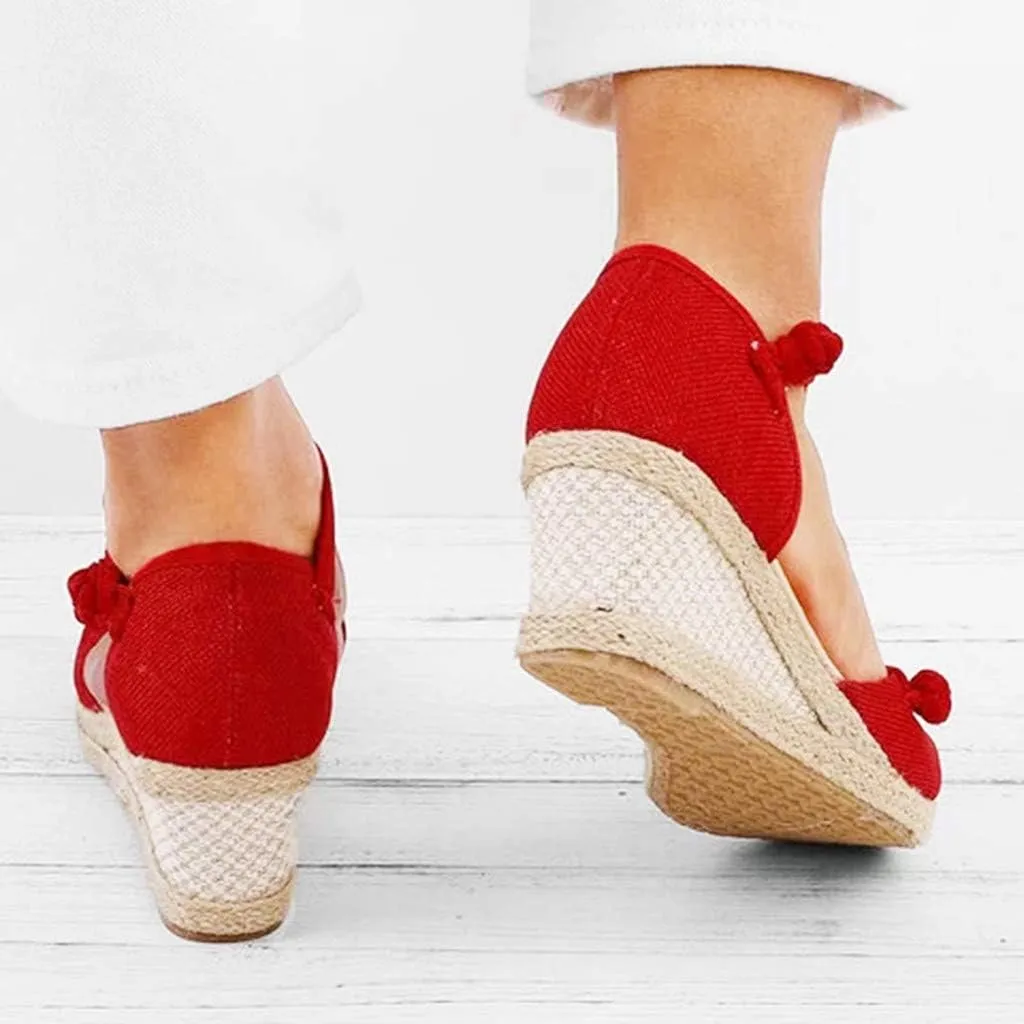 Platform Sandals Summer Low Wedges Womens Comfortable Open Toe Sandal Walking Sandals Women Comfort Arch Support