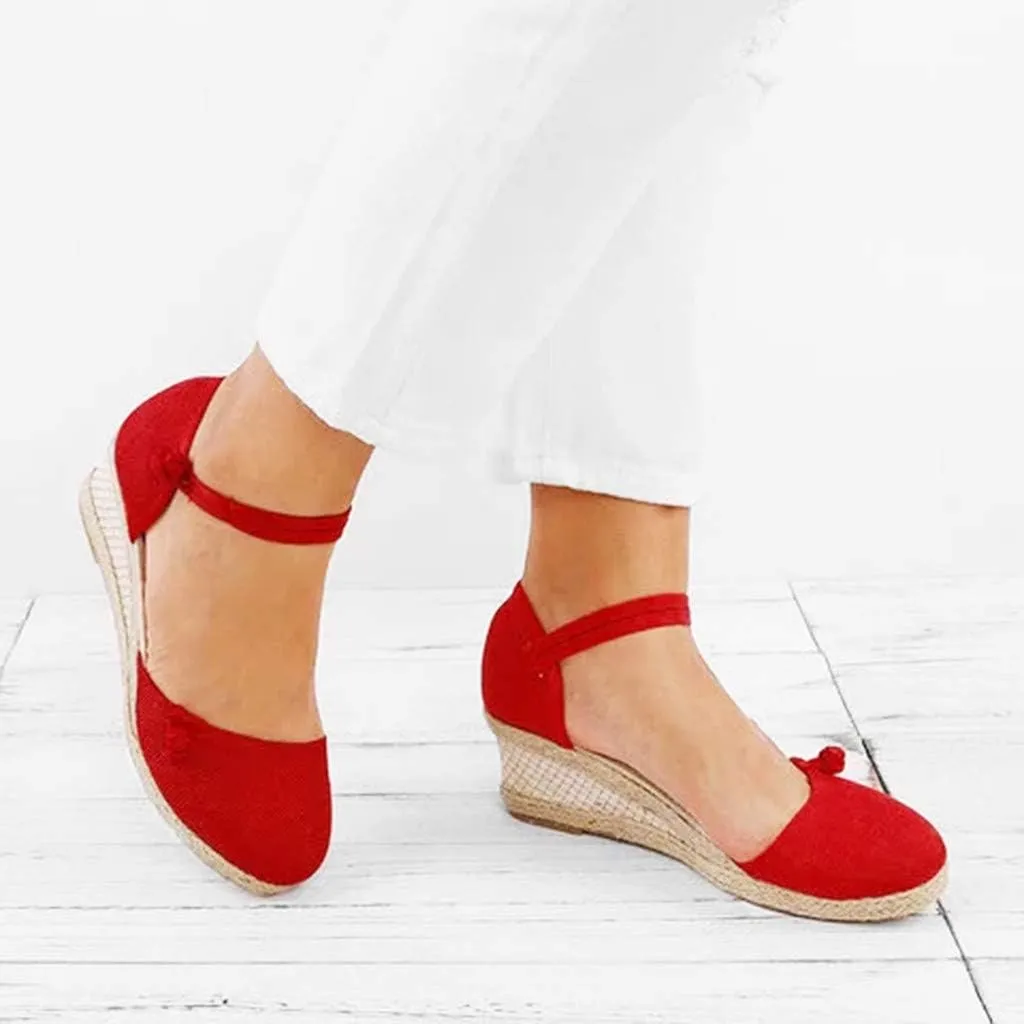 Platform Sandals Summer Low Wedges Womens Comfortable Open Toe Sandal Walking Sandals Women Comfort Arch Support
