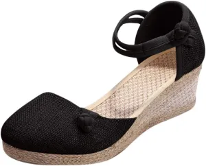 Platform Sandals Summer Low Wedges Womens Comfortable Open Toe Sandal Walking Sandals Women Comfort Arch Support