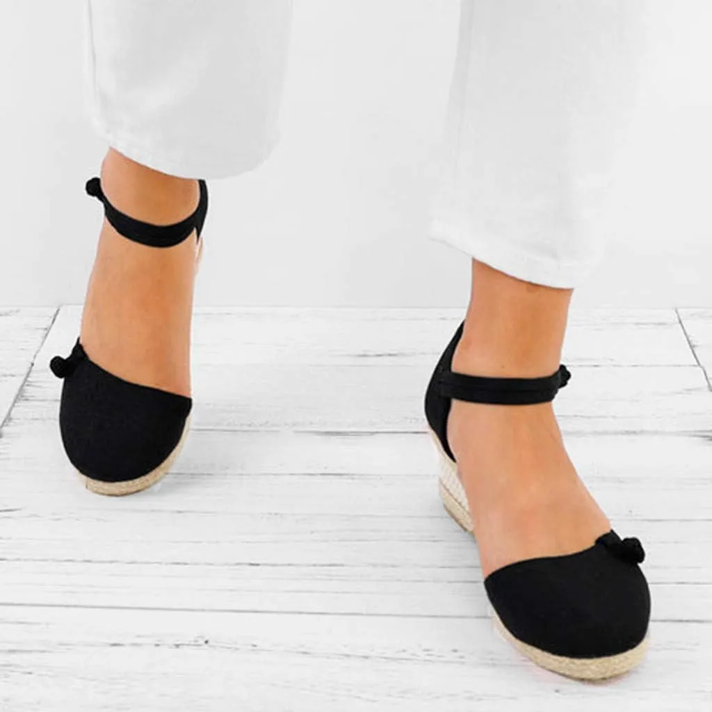 Platform Sandals Summer Low Wedges Womens Comfortable Open Toe Sandal Walking Sandals Women Comfort Arch Support