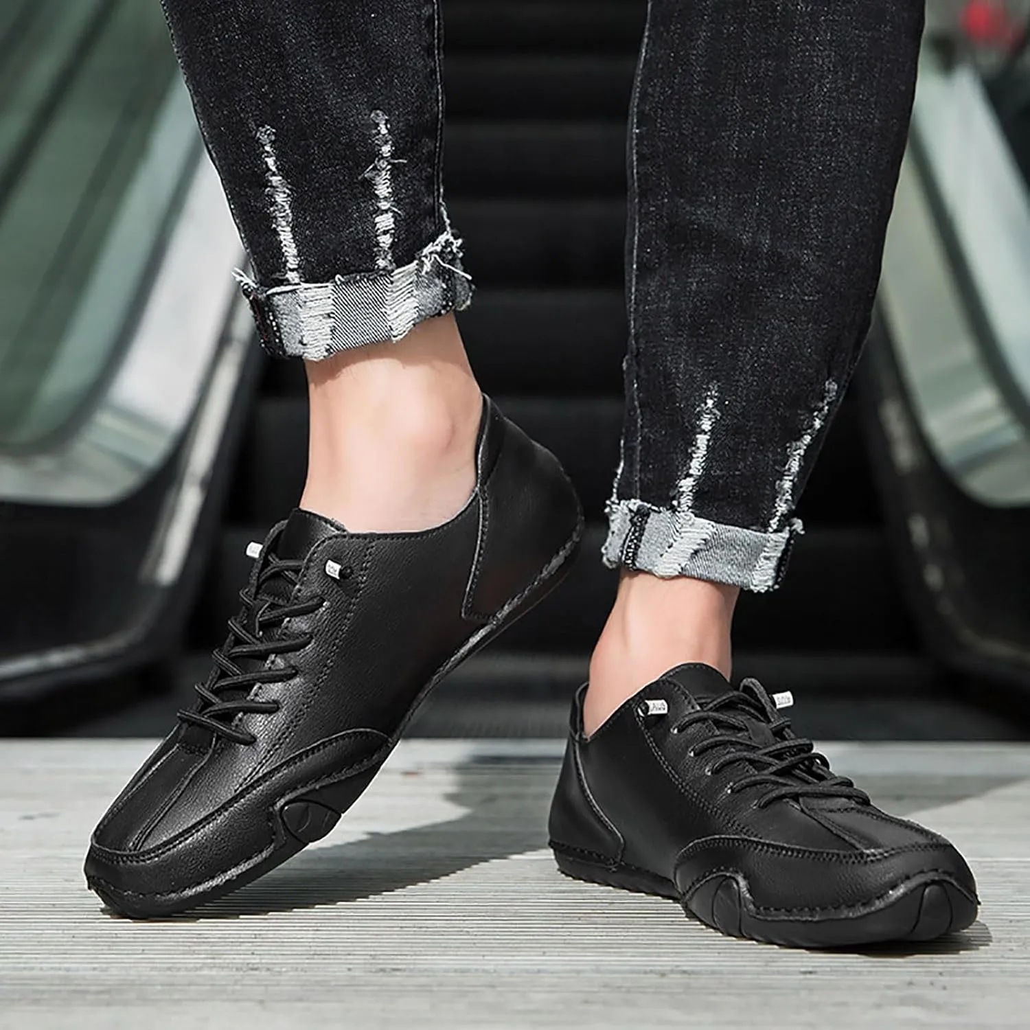Running Shoes for Men Casual Fashion Simple Running Summer and Autumn Lightweight Slip On Loafers