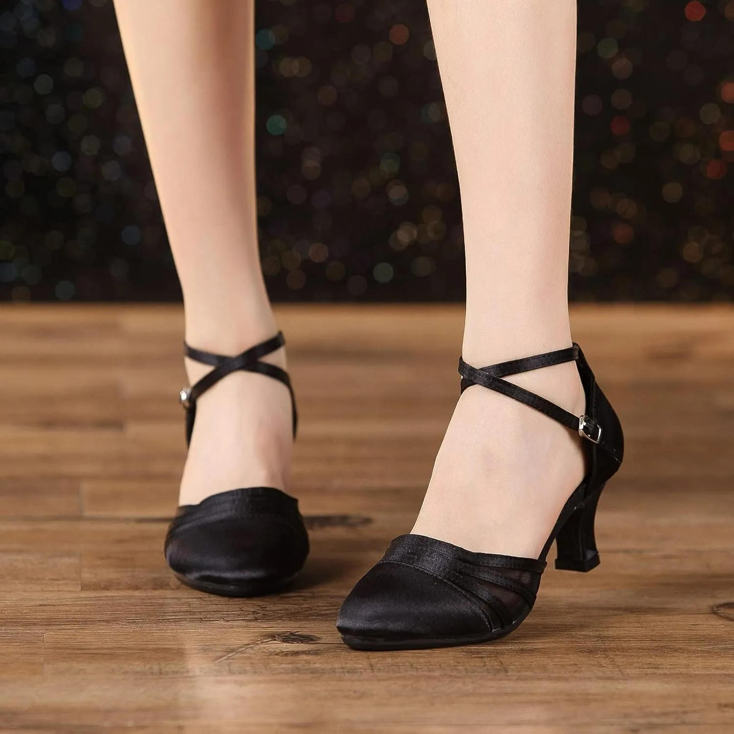 Sandals for Women 2025 Closed Toe Ballroom Tango Latin Dance Shoes Practice Performence Party Dancing Shoes