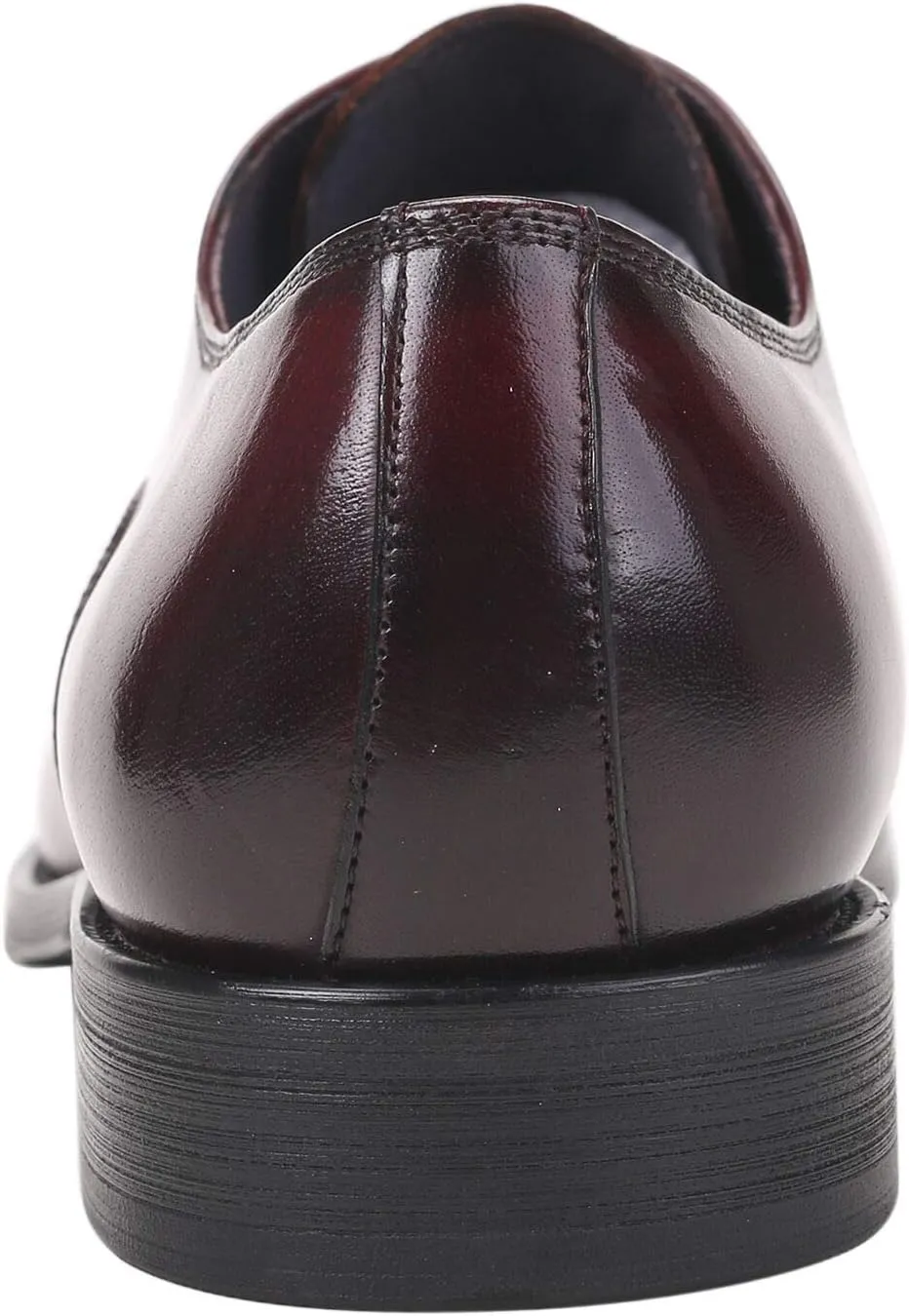Santimon Oxford Shoes Men Derby Leather Lace-up Formal Business Dress Shoes Black Red Tan