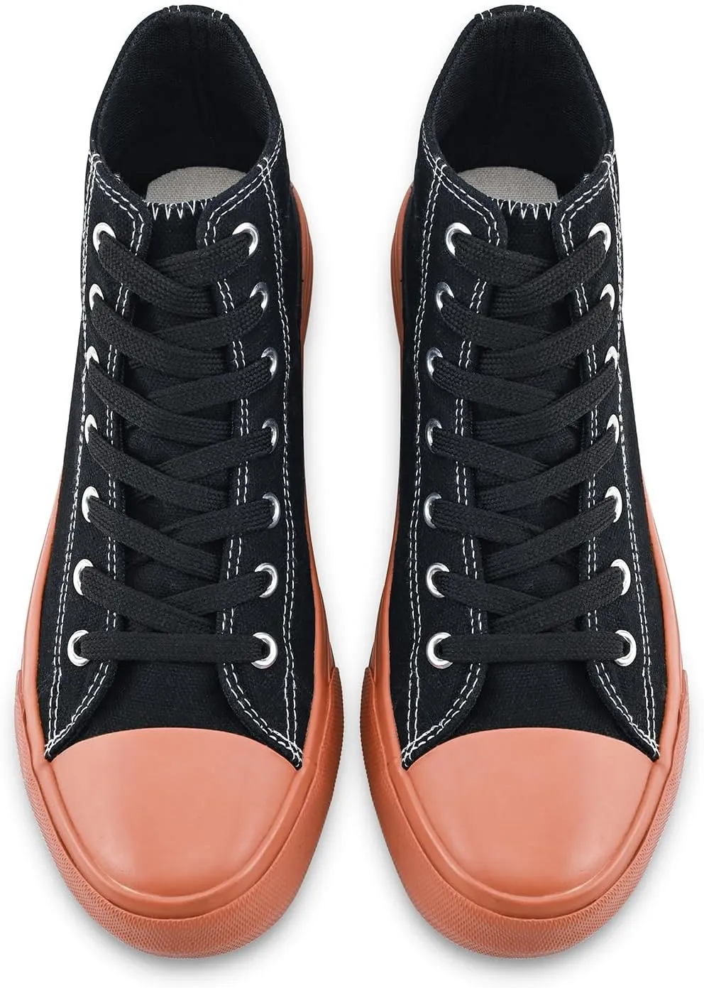 sharllen Men's High Top Canvas Sneakers Classic Casual Lace Up Canvas Shoes Comfortable Fashion Walking Shoes for Men
