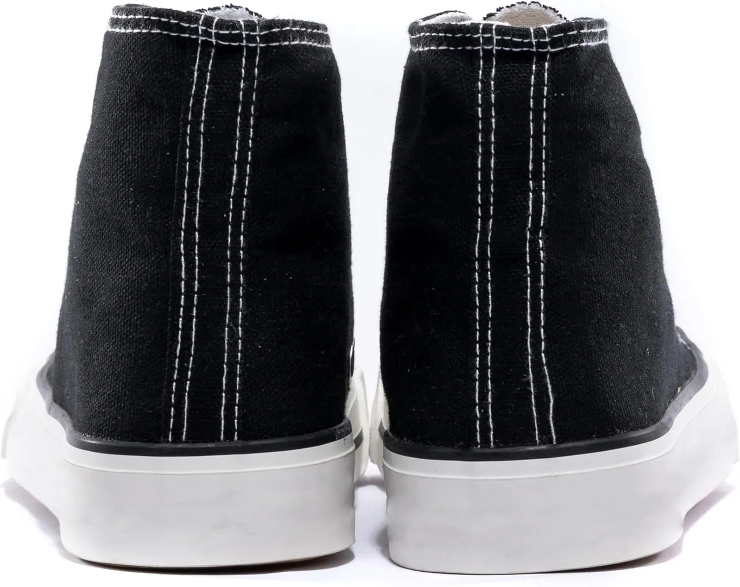 sharllen Men's High Top Canvas Sneakers Classic Casual Lace Up Canvas Shoes Comfortable Fashion Walking Shoes for Men