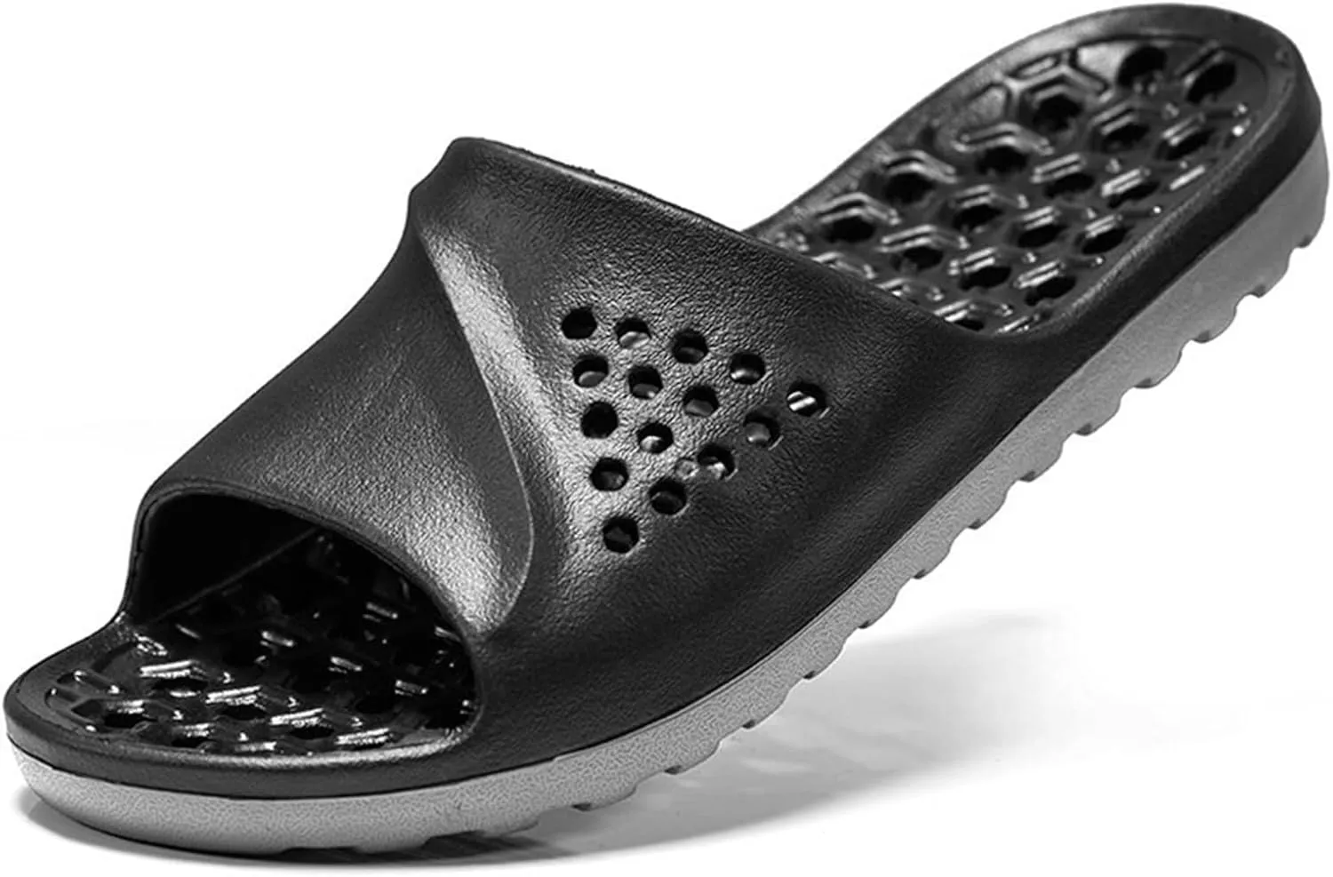 Shower Sandals Shower Shoes Quick Drying Sandals Indoor and Outdoor Massage Pool Slides with Arch Support