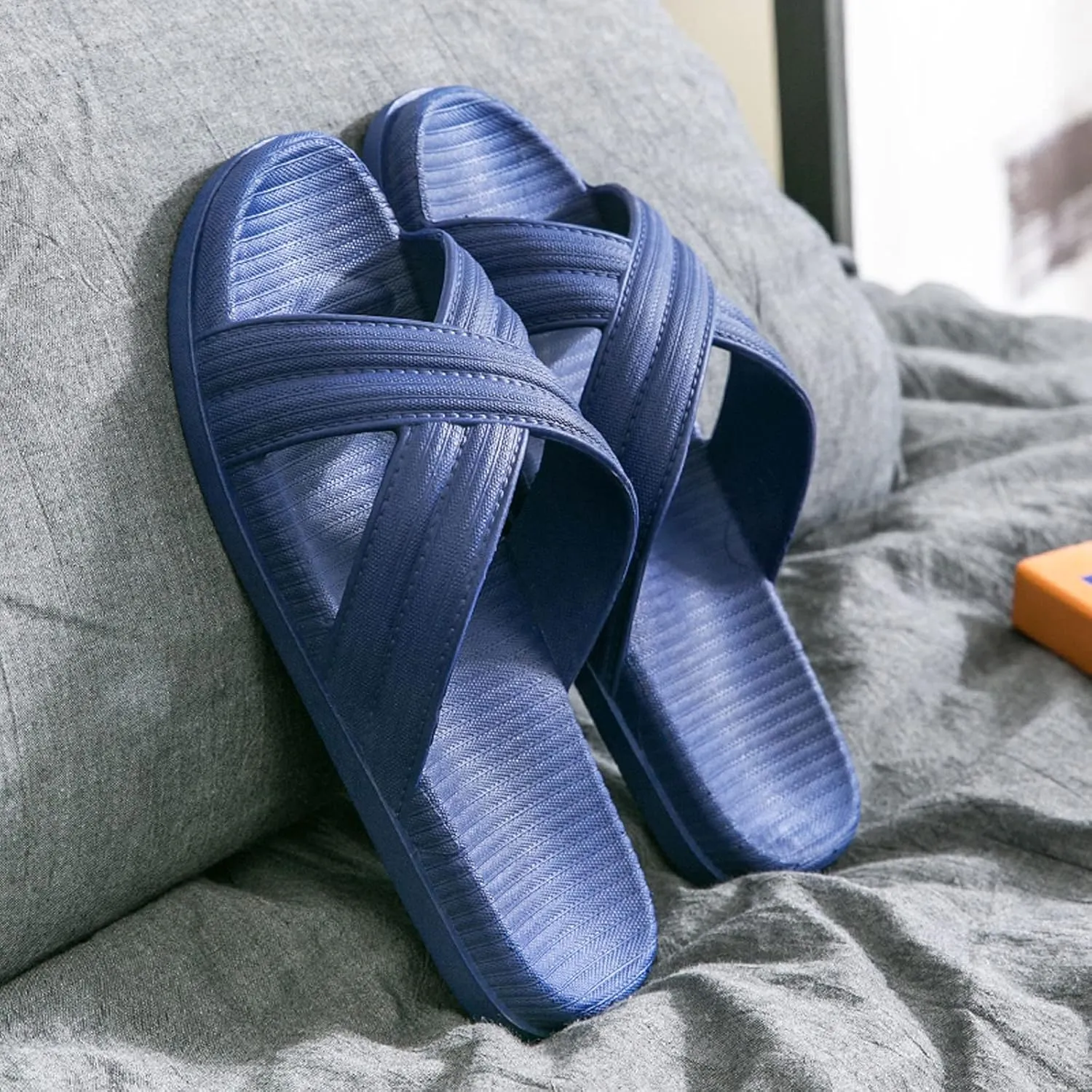 Shower Sandals Shower Shoes with Drainage Holes Non Slip Summer Bathroom Indoor House Slippers with Drain Holes