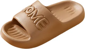 Shower Sandals Ultra Comfort Non-Slip Shower Sandals Indoor and Outdoor Non Slip Quick Drying Cloud Slides for Women with Arch Support
